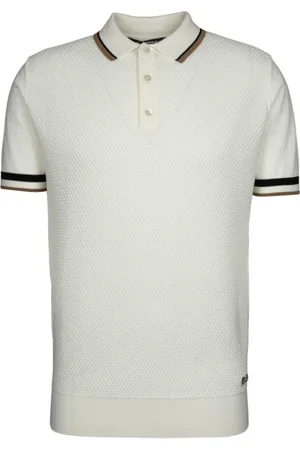 Karl Lagerfeld Tops, Heren, Wit, M, Polo Shirt