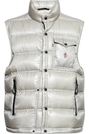 Moncler Jassen, Heren, Grijs, M, Polyester, Day-Namic Vest