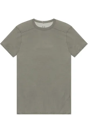 Rick Owens Tops, Heren, Groen, L, Katoen, T-shirt Level T