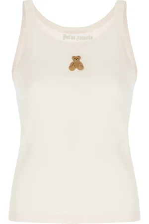 Palm Angels Tops, Dames, , S, Katoen, Stijlvolle TOP voor modeliefhebbers