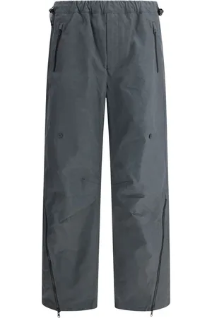 GR10K Broeken, Heren, Grijs, M, Katoen, Wijde Field Broek met Ritszakken