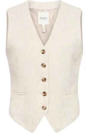 Part Two Jassen, Dames, , M, Frans Eiken Melange Stijlvolle Vest