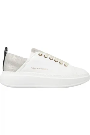 Alexander Smith Schoenen, Dames, Wit, 40 EU, Wembley Woman Gold