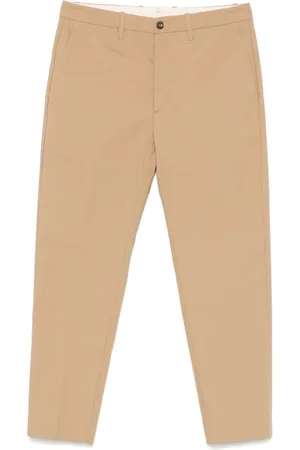 Nine In The Morning Broeken, Heren, Bruin, XL, Kameelbroek met voorknoopsluiting