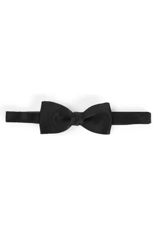 Saint Laurent Accessoires, Heren, Zwart, ONE Size, Zwarte Papillon Vlinderdas