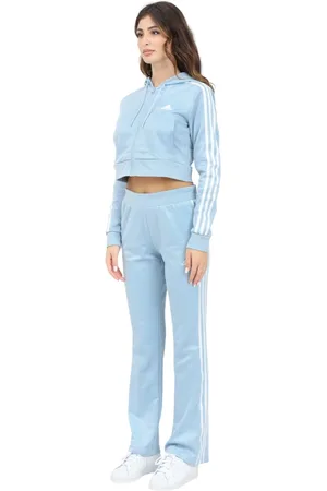 adidas Sport, Dames, Blauw, L, Sporty Glam Blauw Trainingspak