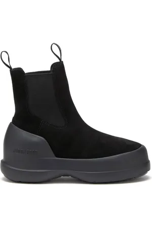 Moon Boot Schoenen, Dames, Zwart, 37 EU, Suède, Luna Sand Suede Chelsea Boots