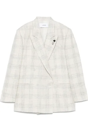 LARDINI Jassen, Dames, , XS, Double-Breasted Jas met Zakken