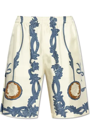 VERSACE Korte broeken, Heren, , L, Zijden shorts