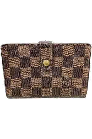 LOUIS VUITTON Pre-owned, Dames, Bruin, ONE Size, Pre-owned Canvas wallets