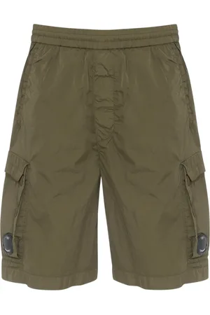 C.P. Company Korte broeken, Heren, Groen, M, Cargo Broek voor Mannen