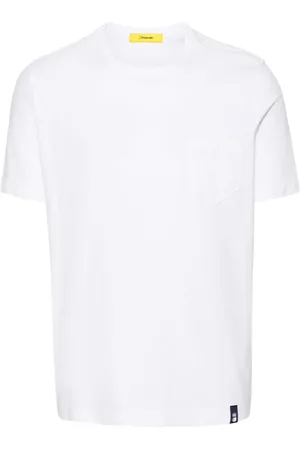 DRUMOHR Tops, Heren, Wit, S, Off- T-Shirt