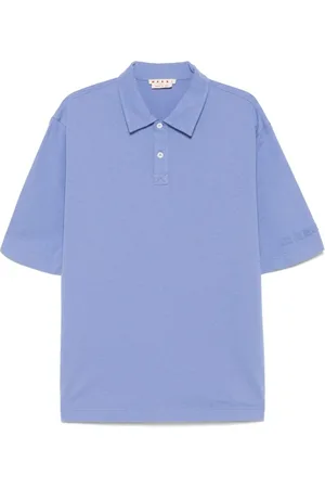 Marni Tops, Heren, Blauw, S, Blauwe Clear T-shirts en Polos
