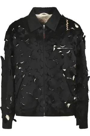 Marni Jassen, Heren, Zwart, M, Stijlvolle Jassen Collectie