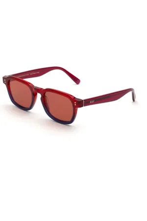 Retrosuperfuture Accessoires, unisex, Rood, ONE Size, Smokey Torpaz Zonnebrillencollectie