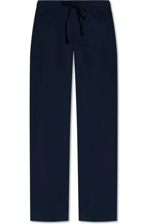 Hanro Nachtkleding & Lounge, Dames, Blauw, XL, Katoen, Pyjama-stijl broek