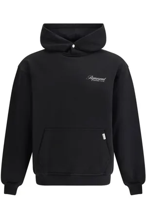 Represent Sweatshirts & Hoodies, Heren, Zwart, XL, Katoen, Maxi Print Katoenen Hoodie