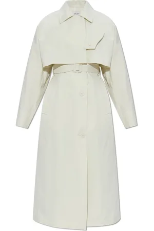 Lanvin Mantels, Dames, , S, Katoen, Trenchcoat met riem