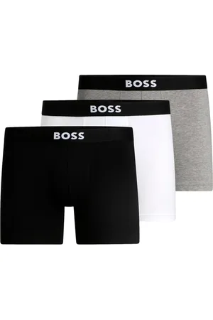 HUGO BOSS Ondergoed, Heren, Veelkleurig, 2Xl, Katoen, Herenslip van Stretchkatoen in Driepak