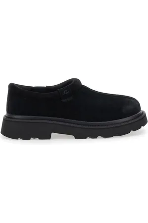 UGG Schoenen, Heren, Zwart, 44 EU, Zwarte sandalen met Tasman Lug-stijl