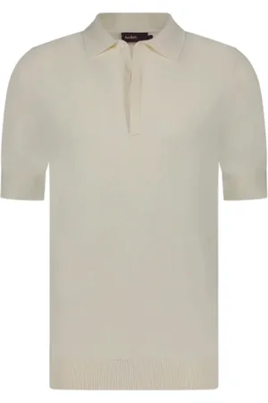 Aeden Tops, Heren, , XL, Zomerse gebreide polo in zand