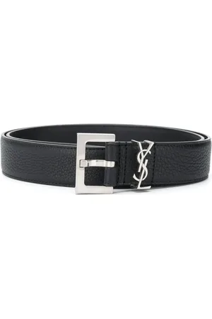 Saint Laurent Accessoires, Heren, Zwart, 105 CM, Heren Nero Riemen