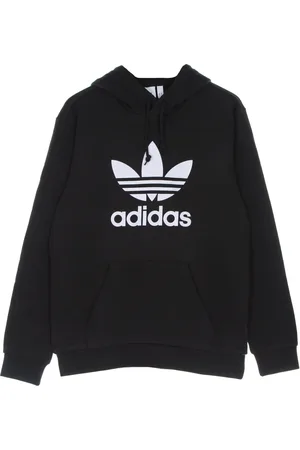adidas Sweatshirts & Hoodies, Heren, Zwart, L, Katoen, Classic Trefoil Lichtgewicht Hoodie