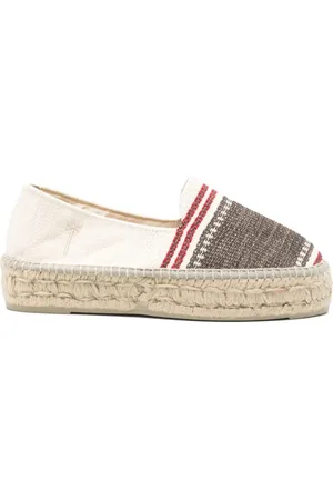MANEBI Schoenen, Dames, Wit, 38 EU, Witte platte schoenen