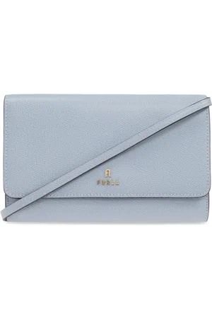 Furla Accessoires, Dames, Blauw, ONE Size, Leer, Wallets & Cardholders