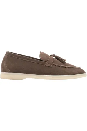 Scarosso Schoenen, Dames, Bruin, 39 EU, Leer, Leandra Loafers