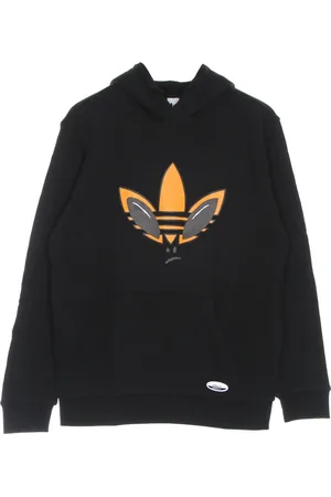 adidas Sweatshirts & Hoodies, Heren, Zwart, XS, Katoen, Lichtgewicht Hoodie met Alien Logo