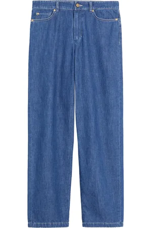 Max Mara Jeans, Dames, Blauw, M, Blauwe Polly Elegante Jurk