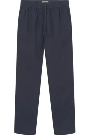 Les Deux Broeken, Heren, Blauw, XS, Linnen, Patrick Linnen Broek