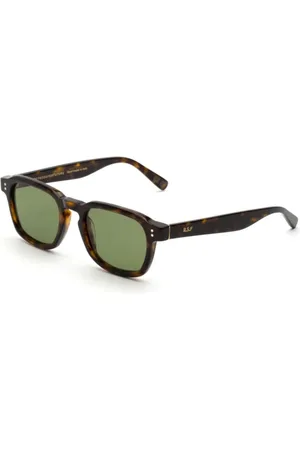 Retrosuperfuture Accessoires, unisex, Zwart, ONE Size, Groene Zonnebrillencollectie 3627
