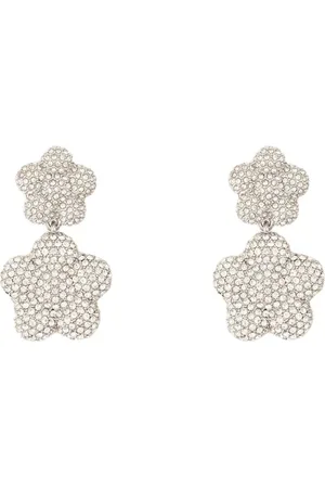 Marc Jacobs Accessoires, Dames, Grijs, ONE Size, Daisy Balloon Oorbellen Messing Sieraden