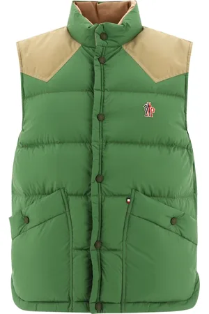 Moncler Jassen, Heren, Groen, L, Veny Vest Jacket