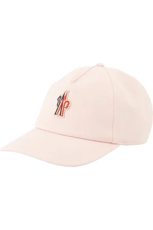 Moncler Accessoires, Dames, Roze, ONE Size, Katoen, Grenoble Cap Herfst-Winter 2024