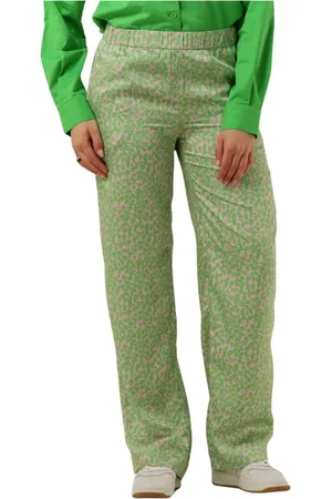 Modstrom Broeken, Dames, Veelkleurig, S, Polyester, Clarke Print Broek