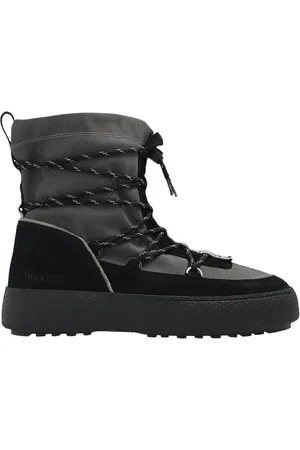 Moon Boot Sport, Heren, Grijs, 40 EU, Leer, Mtrack Citizen Boots