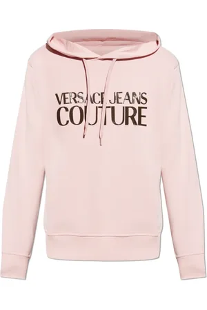VERSACE Sweatshirts & Hoodies, Heren, Roze, M, Katoen, Sweatshirts & Hoodies