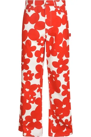 Marni Broeken, Heren, Rood, M, Stijlvolle Broek