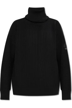 Moncler Truien, Dames, Zwart, XS, Wol, Zwarte coltrui