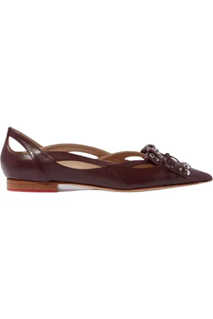 Scarosso Schoenen, Dames, Bruin, 36 EU, Leer, Cherry Spicy Ballerina`s