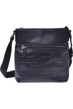 BALDININI Tassen, Heren, Zwart, ONE Size, Leer, Crossbodytas