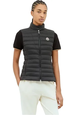 Moncler Jassen, Dames, Zwart, S, Lichtgewicht Donsbodywarmer