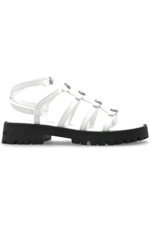 Marc Jacobs Schoenen, Dames, Wit, 41 EU, Leer, Leren sandalen