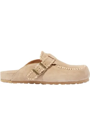 Scarosso Schoenen, Dames, , 41 EU, Suède, suède muilezel met afgeronde neus