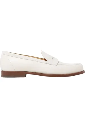Scarosso Schoenen, Heren, Wit, 45 EU, Leer, Austin Penny Loafer