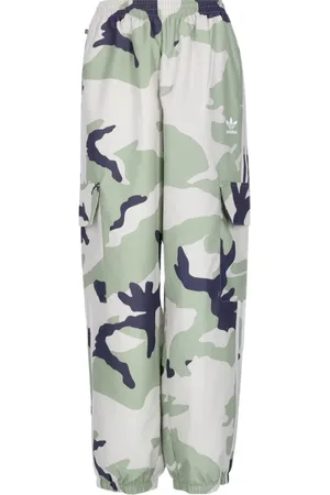 adidas Broeken, Heren, Veelkleurig, L, Nylon, Camo Nylon Trainingsbroek