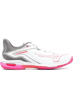 Mizuno Schoenen, Dames, Veelkleurig, 40 1/2 EU, Roze Sneakers met Reliëf